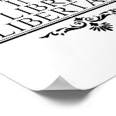 in libris libertas - in boekenvrijheid poster (Hoek)