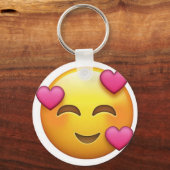 In liefde emoji sleutelhanger (Voorkant)