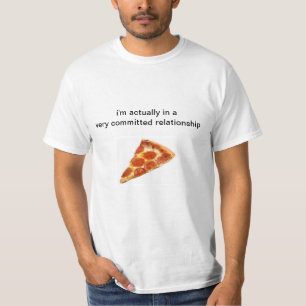 In liefde met pizza! t-shirt