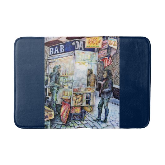 In liefde met problemen en in problemen met liefde badmat (Voorkant)