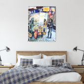 In liefde met problemen en in problemen met liefde canvas afdruk (Insitu (Slaapkamer))