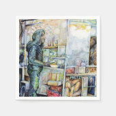 In liefde met problemen en in problemen met liefde servet (Voorkant)