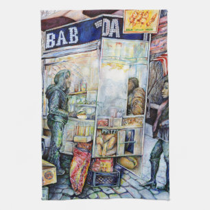 In liefde met problemen en in problemen met liefde theedoek