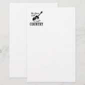 In liefde voor het land briefpapier (Voorkant / Achterkant)