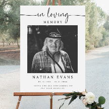 In liefdevol geheugenteken, bewerkbare begrafenisw