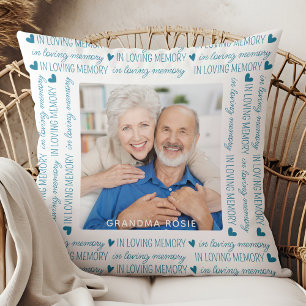 In Liefdevolle Geheugen Keepsake Foto Kussen