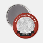 In liefdevolle geheugenmagneet magneet (Voorkant / Achterkant)