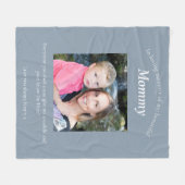 In liefdevolle herinnering aan mama memorial fleece deken (Voorkant (Horizontaal))