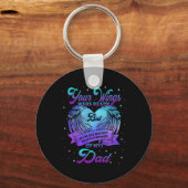 In liefdevolle herinnering aan mijn vader zelfmoor sleutelhanger (Voorkant)