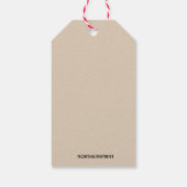 In liefdevolle herinnering aan zitplaats gereserve cadeaulabel (Achterkant)