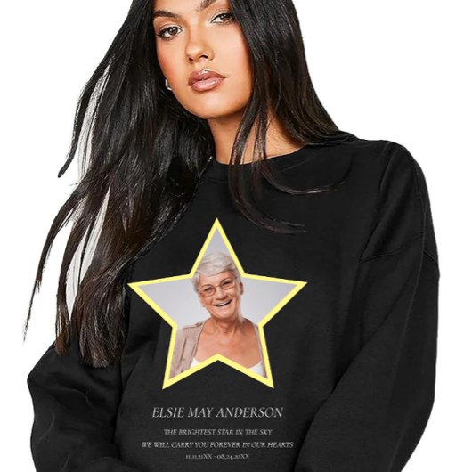 In liefdevolle herinnering eenvoudige begrafenis f trui