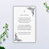 In liefdevolle herinnering Foto Floral Funeral Pra Visitekaartje