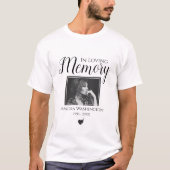 in liefdevolle herinnering | Foto Memorial Service T-shirt (Voorkant)