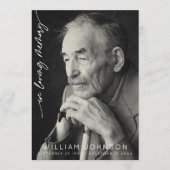 In liefdevolle herinnering Fotobegrafenis Programma (Voorkant)