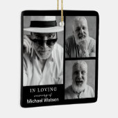 In liefdevolle herinnering Grootvader begrafenismo Keramisch Ornament (Rechts)