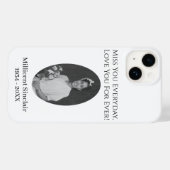 In liefdevolle herinnering - herinnering Case-Mate iPhone case (Achterkant (horizontaal))