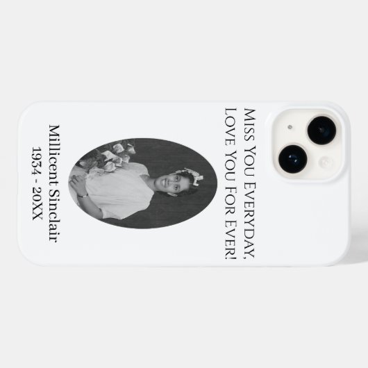 In liefdevolle herinnering - herinnering Case-Mate iPhone case (Achterkant (horizontaal))