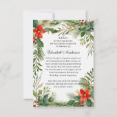 In liefdevolle herinnering Katholieke begrafenisge Aankondiging (Achterkant)