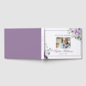 In liefdevolle herinnering Lavendel Bloemen Gastenboek (Volledig)