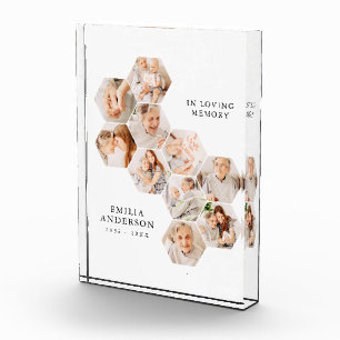In liefdevolle herinnering Memorial Modern Collage Fotoblokken