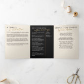 In liefdevolle herinnering Modern 2-foto elegant m Drieluik Programma (Binnen)