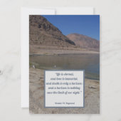 In liefdevolle herinnering Seagull Lake Mountains  Kaart (Achterkant)