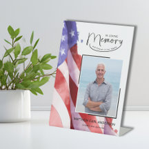 In liefdevolle herinnering US Flag Funeral Memoria