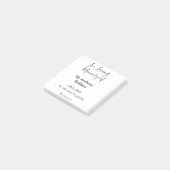 In Liefdevolle herinnering van naam begrafenis her Post-it® Notes (Schuin)