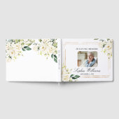 In liefdevolle herinnering Witte bloemen begrafeni Gastenboek (Volledig)