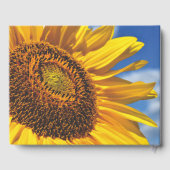 In liefdevolle herinnering | Zonnebloem begrafenis Gastenboek (Achterkant)