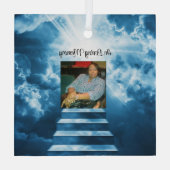 In liefhebbend geheugen glas ornament (Achterkant)