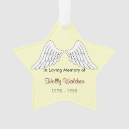 In liefhebbend memory Star Ornament