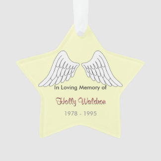 In liefhebbend memory Star Ornament
