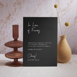 In Lieu Favorieten Eco-vriendelijke aangepaste bru Poster