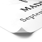 In Lieve Herinnering Foto Collage Herdenking Funer Poster (Hoek)