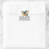 In Lieve Herinnering Sticker (Tas)