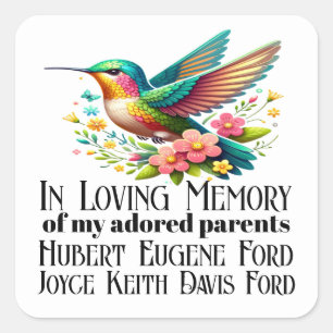 In Lieve Herinnering Sticker