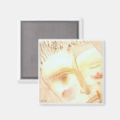 in linnen magneet (Voorkant / Achterkant)