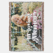 In Looptijd van Memory Retro Memorial Foto Deken (Voorkant Verticaal)