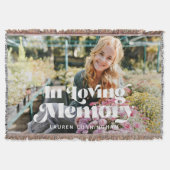 In Looptijd van Memory Retro Memorial Foto Deken (Voorkant)