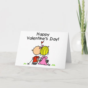 In Love Happy Valentine's Day Feestdagen Kaart