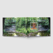'In Love Memory' Creek Forest Photo Livre d'invité (Complet)