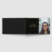 In Love Memory Gold Foil Script photo Funeral (Complet)