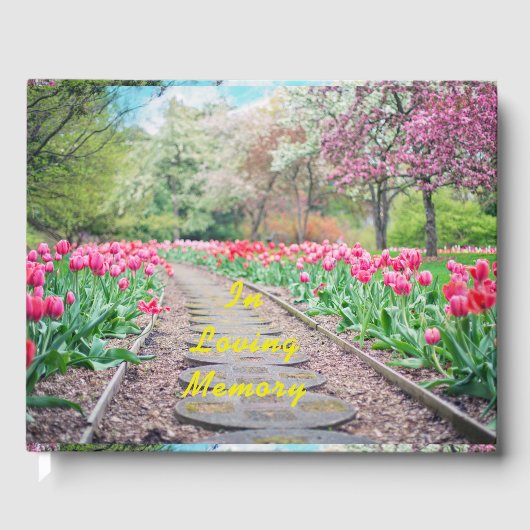 In Love Memory Livre d'invité : Funeral Guest Book (Recto)