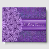 In Love Memory Livre d'invité : Funeral Guest Book (Recto)