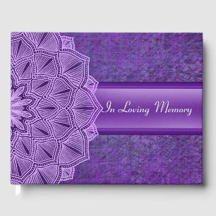 In Love Memory Livre d'invité : Funeral Guest Book