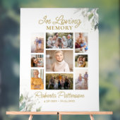In Love Memory Memorial Photo Collage personnalisé (Neutre)