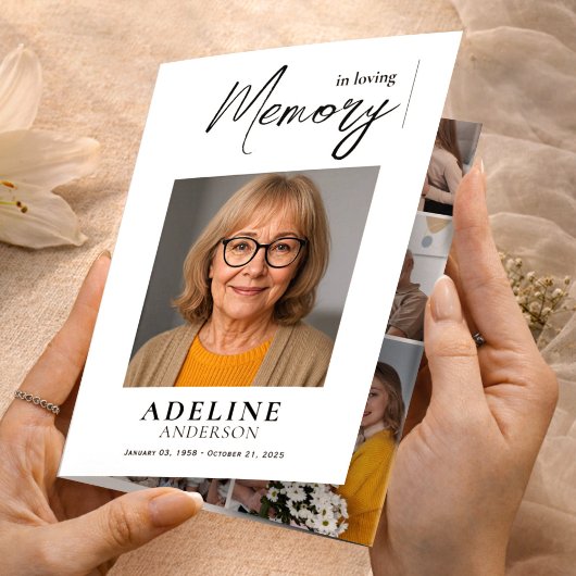 In Love Memory Nécrologie Photo Triple Funérailles