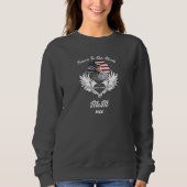 In Love Memory of Veteran Mom Photo Sweatshirt (Devant)