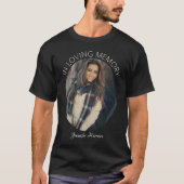 In Love Memory Oval Photo Memorial T-Shirt (Devant)